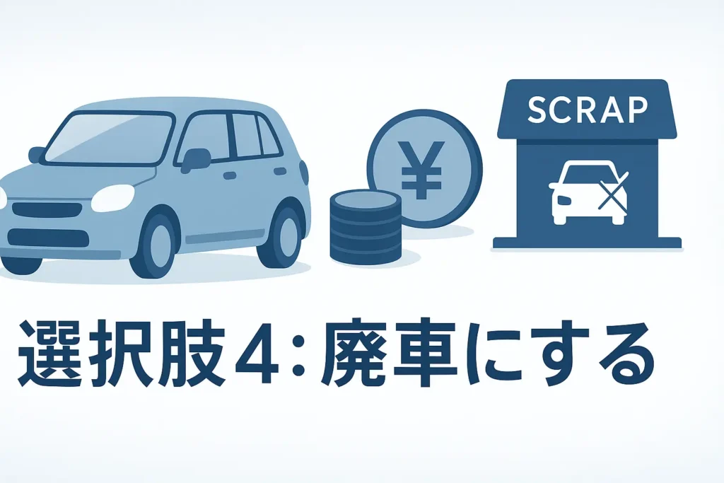 選択肢4：廃車にするメリット・デメリット