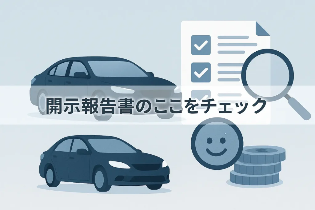 【図解でわかる】開示報告書のここをチェック！3機関別の見方とポイント