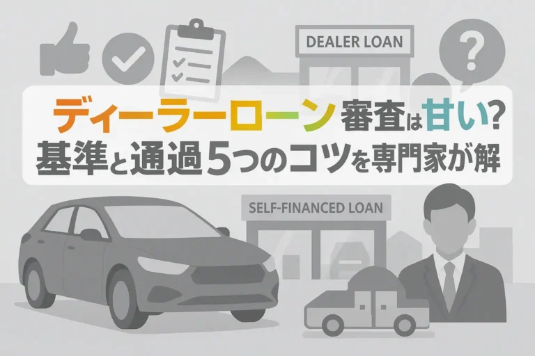 ディーラーローン審査は甘い
