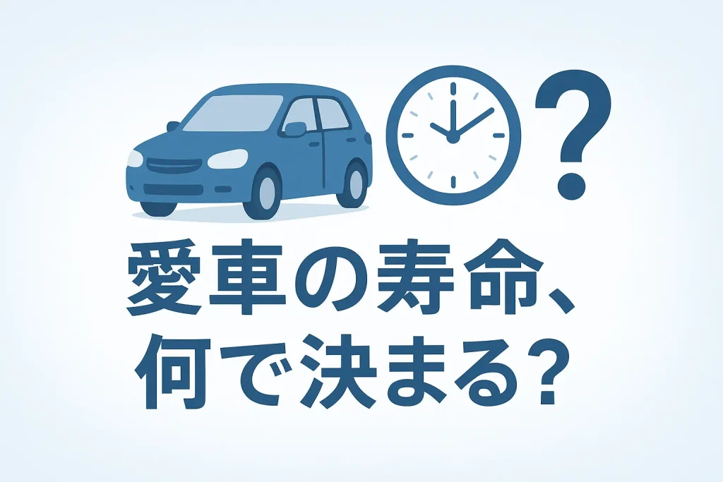 愛車の寿命、何で決まる?5つの重要ファクターを深掘り